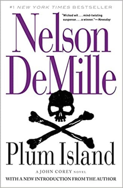 Book cover for "Plum Island" by Nelson DeMille