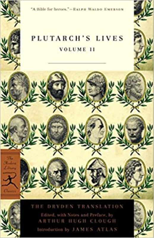 Book cover for "Plutarch's Lives Volume 2" by Plutarch