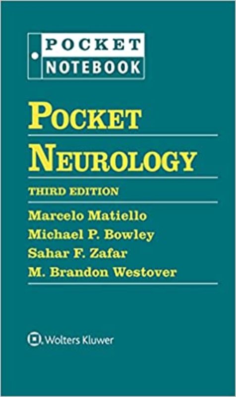 Book cover for "Pocket Neurology" by M. Brandon Westover MD PhD