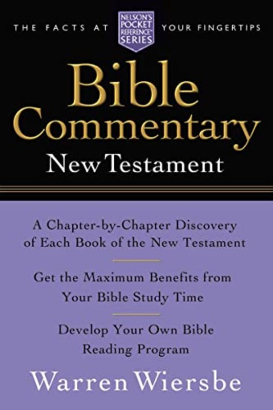 Book cover for "Pocket New Testament Bible Commentary: Nelson's Pocket Reference Series" by Warren W Wiersbe