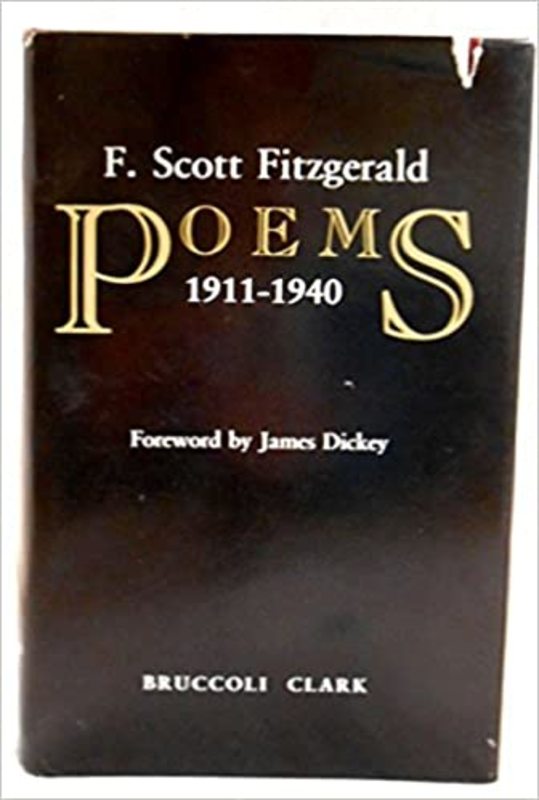 Book cover for "Poems" by F. Scott Fitzgerald