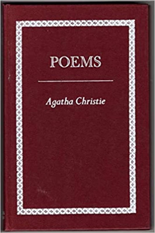 Book cover for "Poems" by Agatha Christie