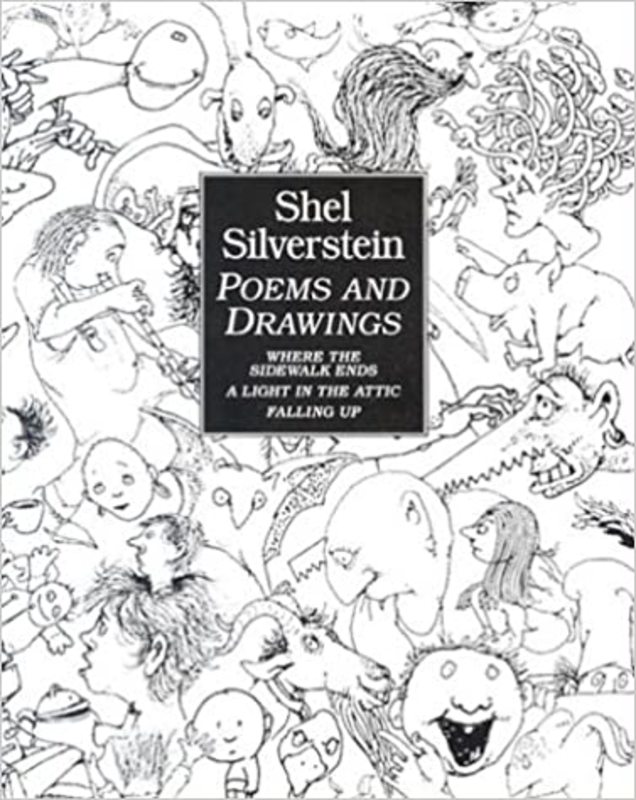Book cover for "Poems and Drawings" by Shel Silverstein