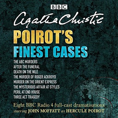 Book cover for "Poirot's Finest Cases" by Agatha Christie