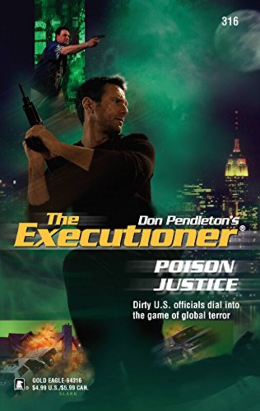 Book cover for "Poison Justice" by Don Pendleton