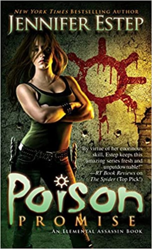 Book cover for "Poison Promise" by Jennifer Estep