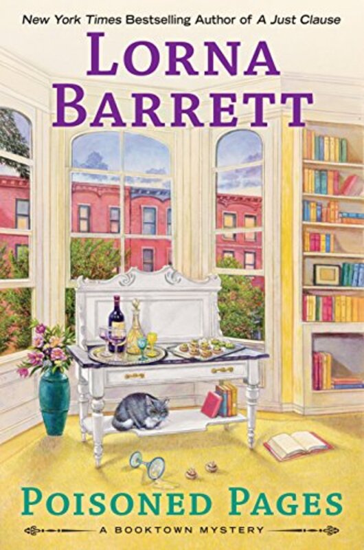 Book cover for "Poisoned Pages" by Lorraine Bartlett