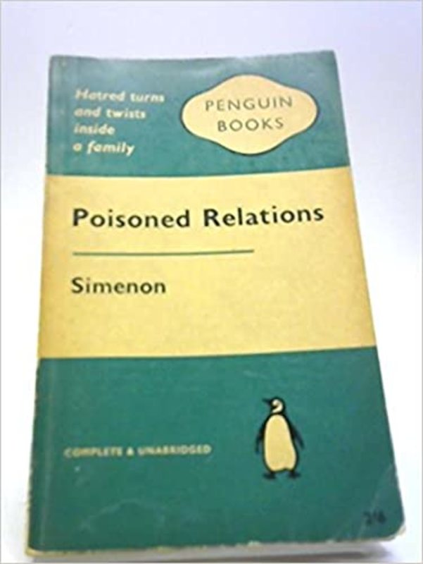 Book cover for "Poisoned Relations" by Georges Simenon