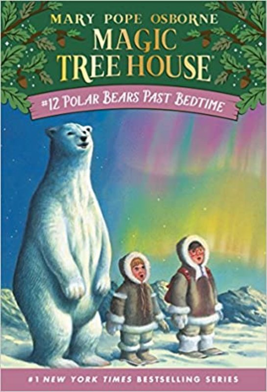Book cover for "Polar Bears Past Bedtime / Icy Escape!" by Mary Pope Osborne