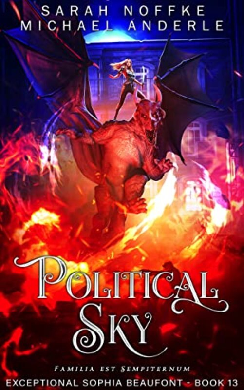 Book cover for "Political Sky" by Sarah Noffke