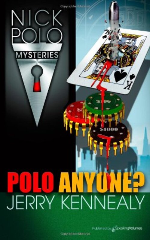 Book cover for "Polo Anyone?" by Jerry Kennealy