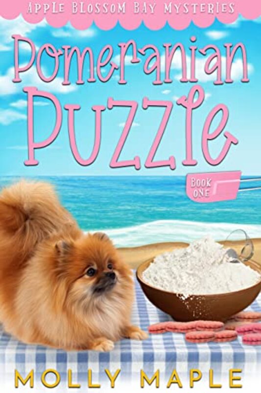 Book cover for "Pomeranian Puzzle" by Molly Maple