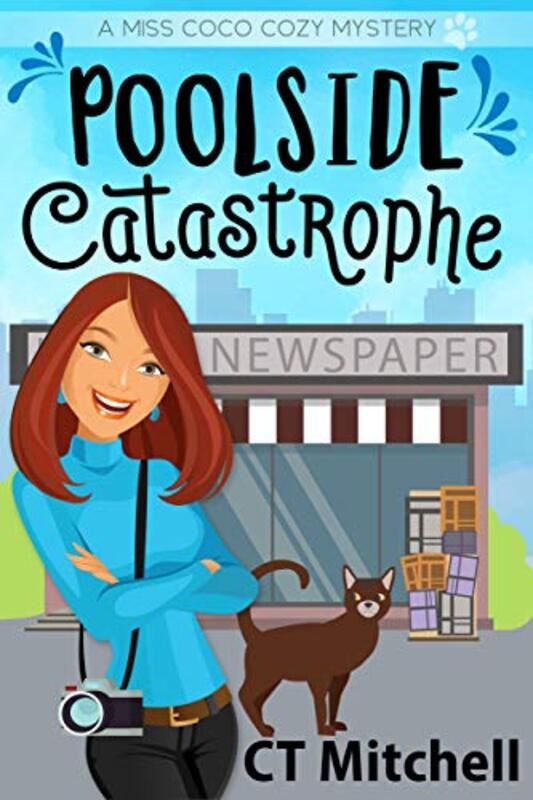 Book cover for "Poolside Catastrophe" by CT Mitchell