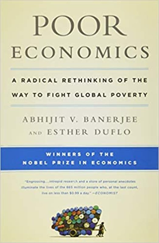 Book cover for "Poor Economics" by Abhijit V. Banerjee