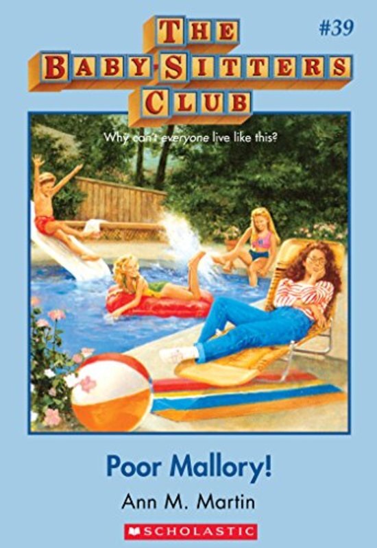 Book cover for "Poor Mallory!" by Ann M. Martin