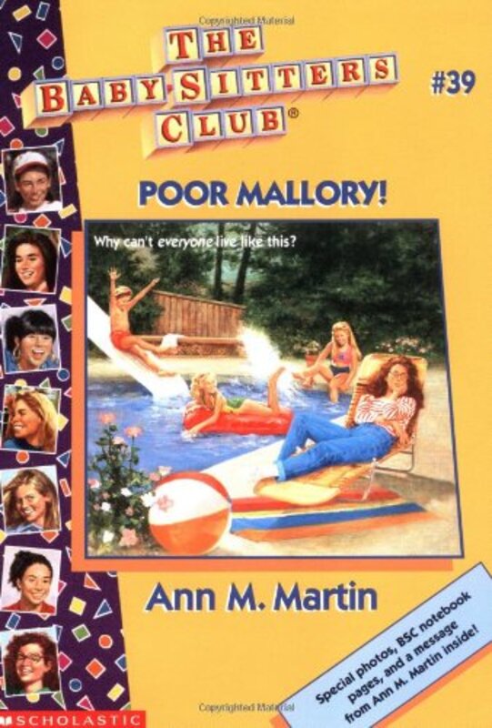 Book cover for "Poor Mallory!" by Ann M Martin