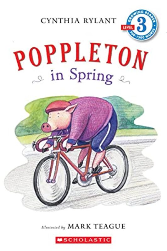 Book cover for "Poppleton In Spring" by Cynthia Rylant