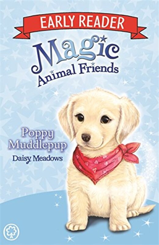 Book cover for "Poppy Muddlepup" by Daisy Meadows