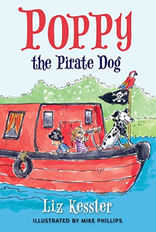 Book cover for "Poppy the Pirate Dog" by Liz Kessler