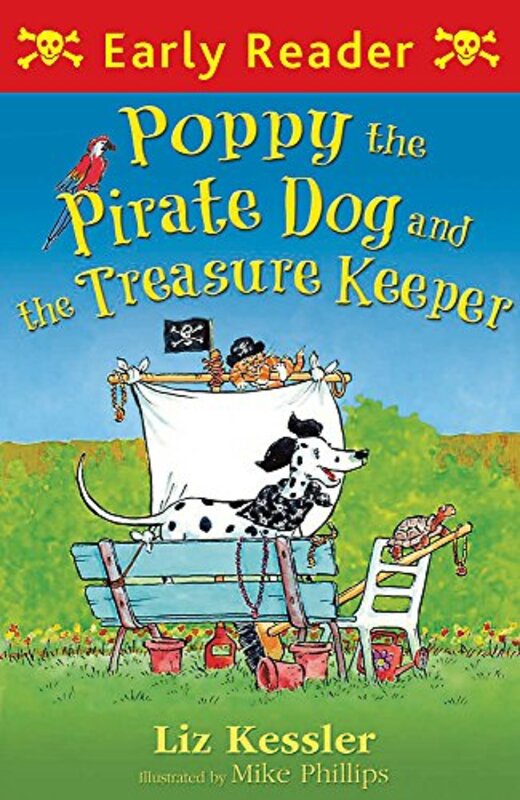 Book cover for "Poppy the Pirate Dog and the Treasure Keeper" by Liz Kessler