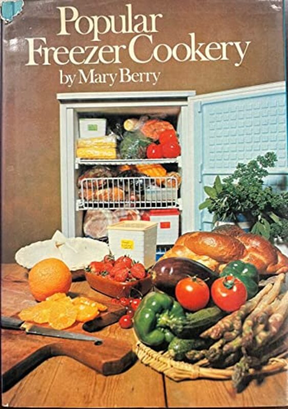 Book cover for "Popular Freezer Cookery" by Mary Berry