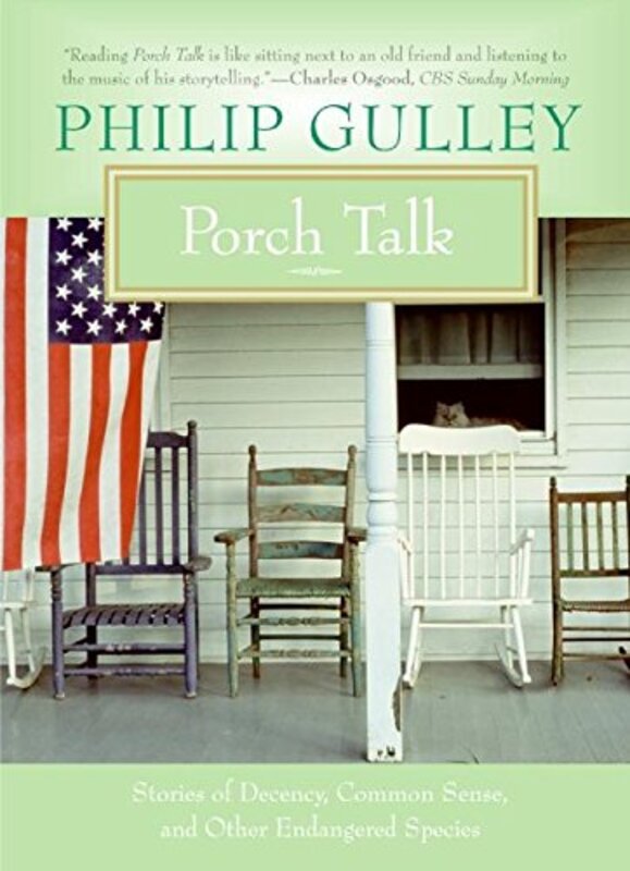 Book cover for "Porch Talk" by Philip Gulley