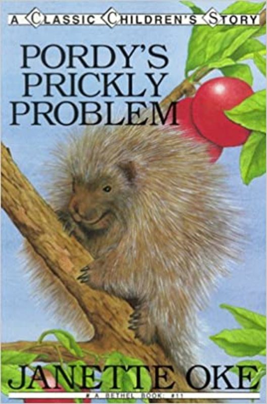 Book cover for "Pordy's Prickly Problem" by Janette Oke