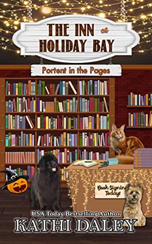 Book cover for "Portent in the Pages" by Kathi Daley