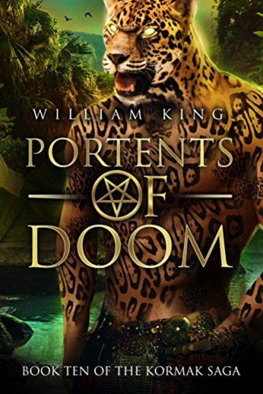 Book cover for "Portents of Doom" by William King