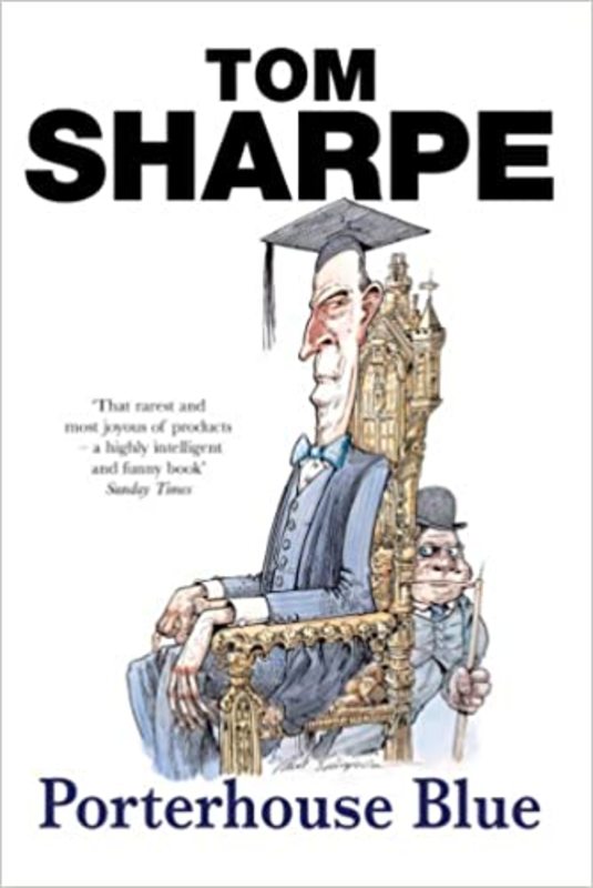 Book cover for "Porterhouse Blue" by Tom Sharpe