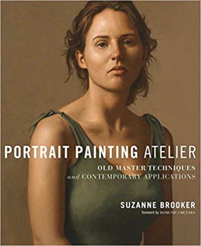 Book cover for "Portrait Painting Atelier" by Suzanne Brooker