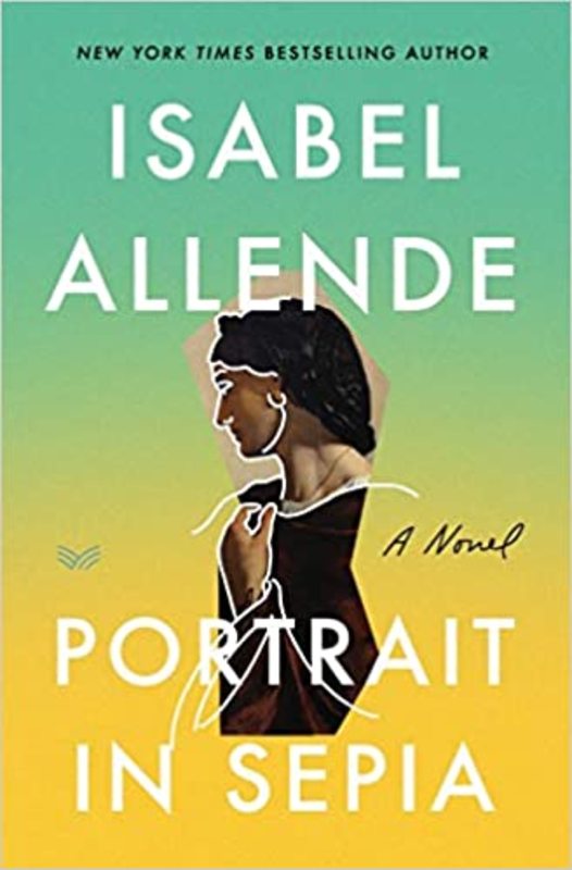 Book cover for "Portrait in Sepia" by Isabel Allende