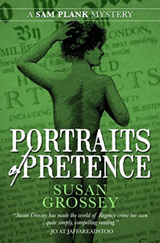 Book cover for "Portraits of Pretence" by Susan Grossey