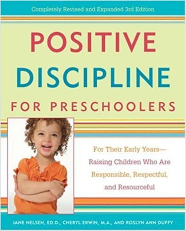 Book cover for "Positive Discipline for Preschoolers" by Jane Nelsen Ed.D.