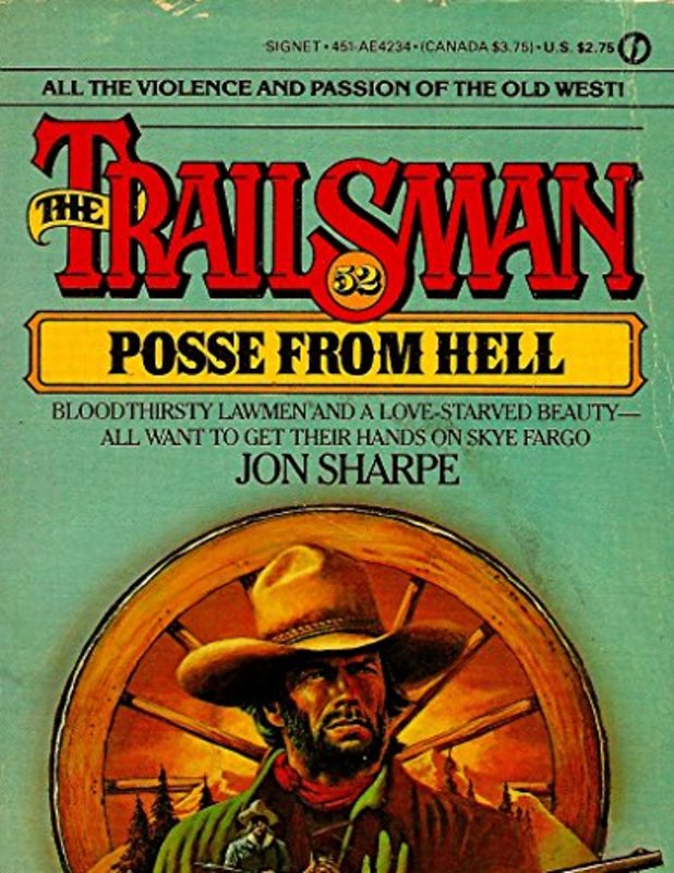 Book cover for "Posse From Hell" by Jon Sharpe