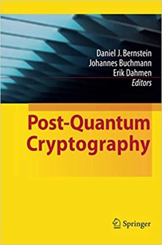 Book cover for "Post-Quantum Cryptography" by Daniel J. Bernstein