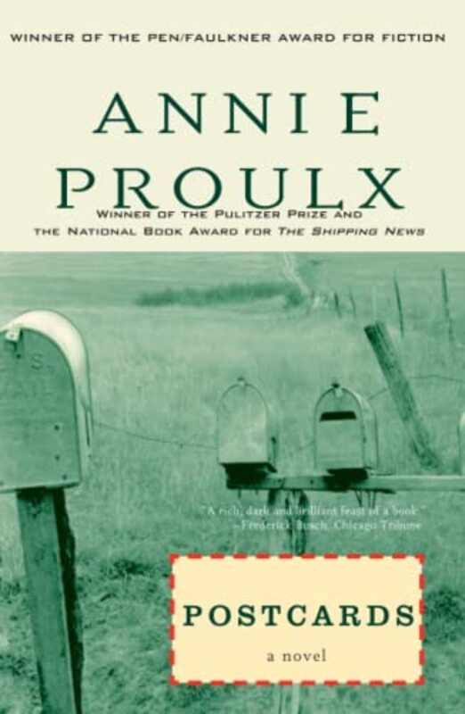 Book cover for "Postcards" by Annie Proulx