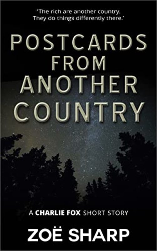 Book cover for "Postcards From Another Country" by Zoe Sharp