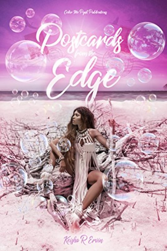 Book cover for "Postcards From The Edge" by Keisha Ervin