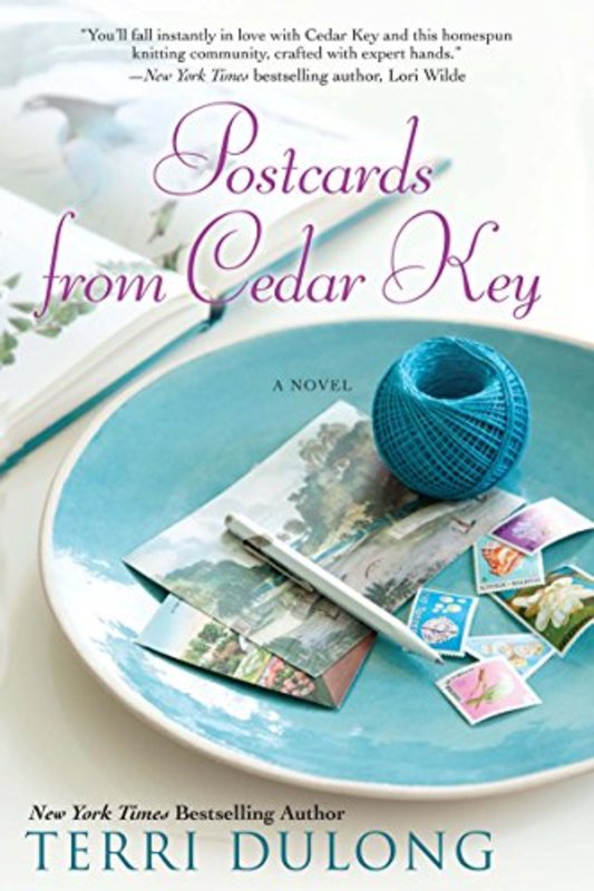 Book cover for "Postcards from Cedar Key" by Terri DuLong