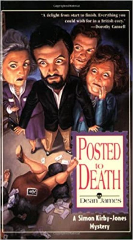 Book cover for "Posted to Death" by Miranda James