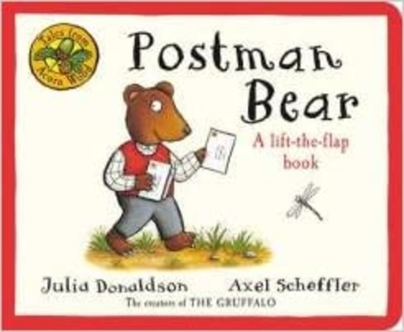 Book cover for "Postman Bear" by Julia Donaldson
