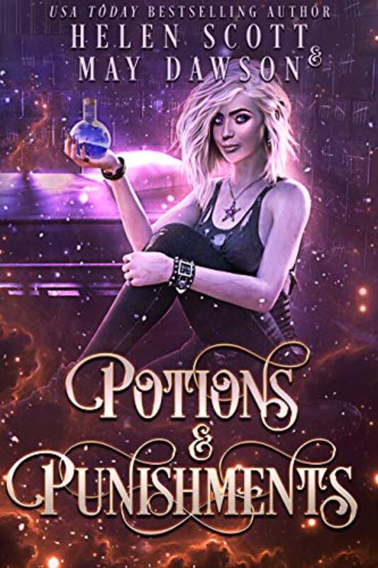 Book cover for "Potions and Punishments" by May Dawson