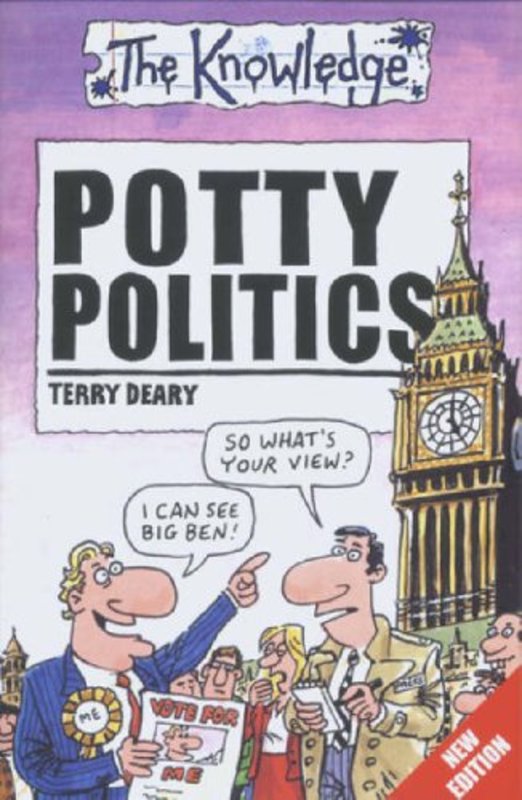 Book cover for "Potty Politics" by Terry Deary