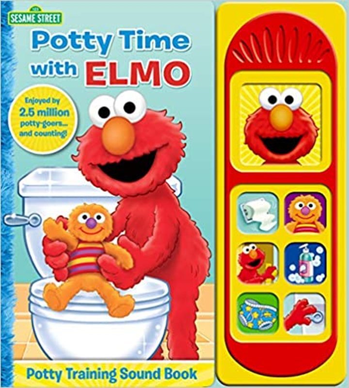 Book cover for "Potty Time with Elmo" by Editors of Phoenix International Publications