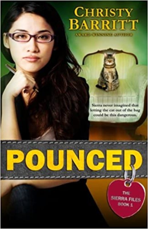 Book cover for "Pounced" by Christy Barritt