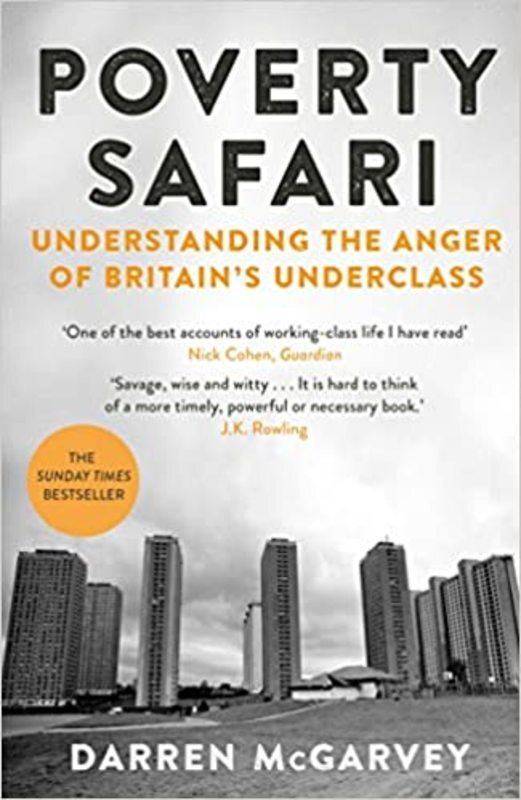 Book cover for "Poverty Safari" by Darren McGarvey