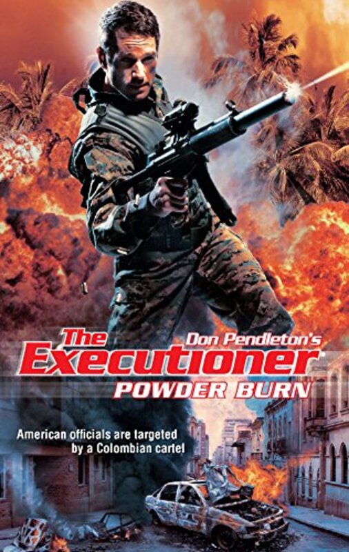 Book cover for "Powder Burn" by Don Pendleton