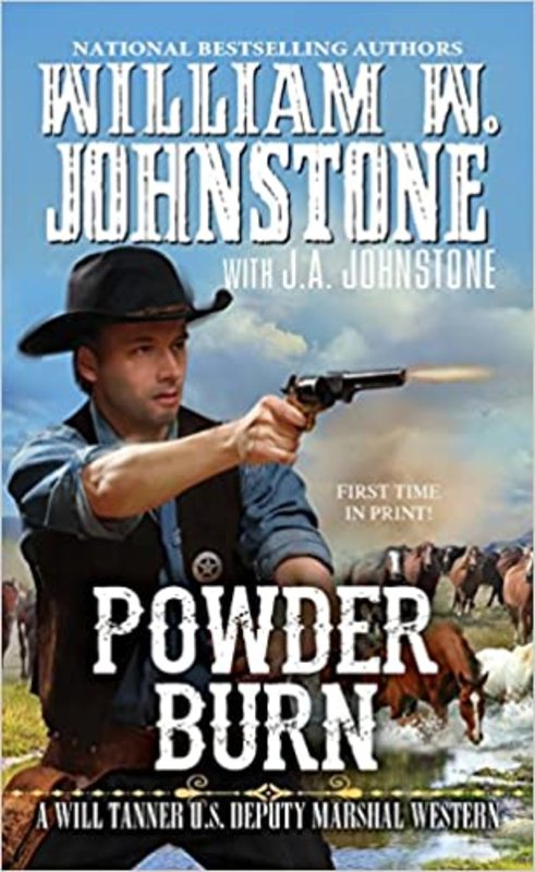 Book cover for "Powder Burn" by J A Johnstone