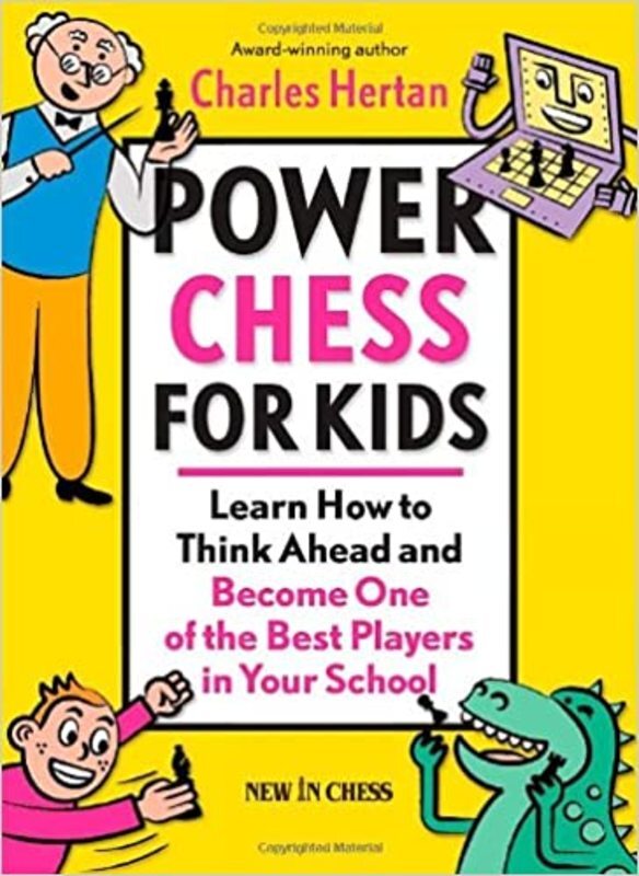 Book cover for "Power Chess for Kids" by Charles Hertan
